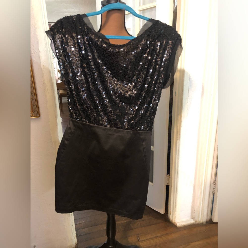 Black BCBG mini dress